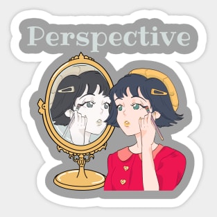 Perspective in Gray Sticker